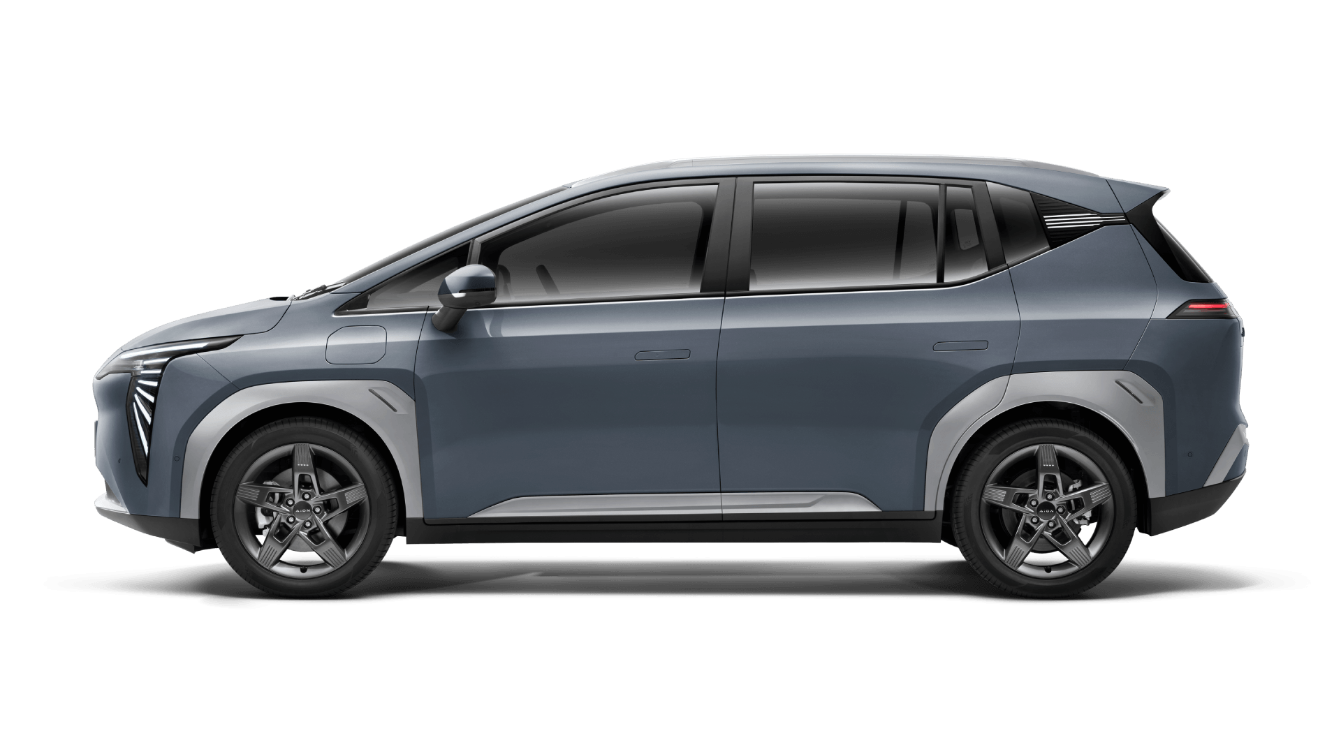 France AJ Group - AION Y AION Y Plus exterior — Elegant Gray side profile | France AJ Group Ltd vehicle