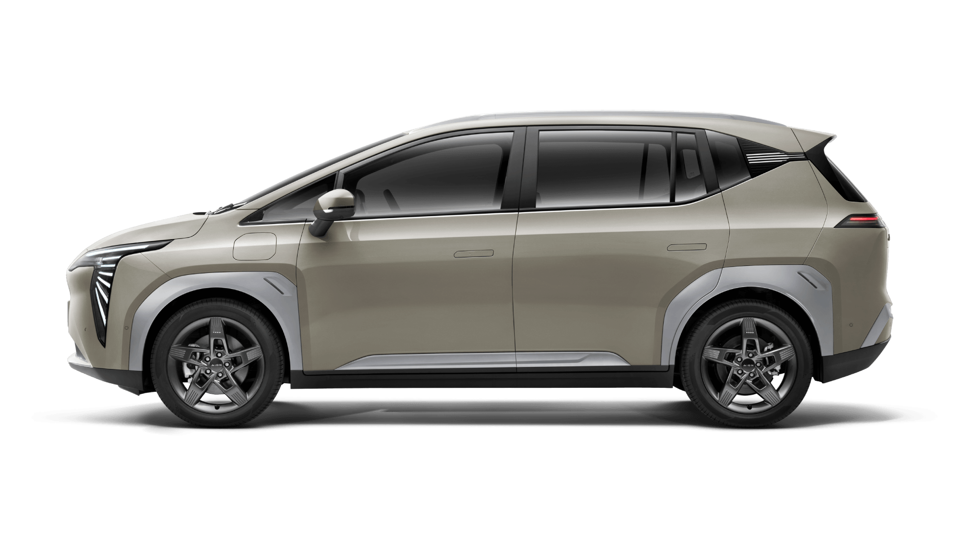 France AJ Group - AION Y AION Y Plus exterior — Speedy Silver side profile | France AJ Group Ltd vehicle