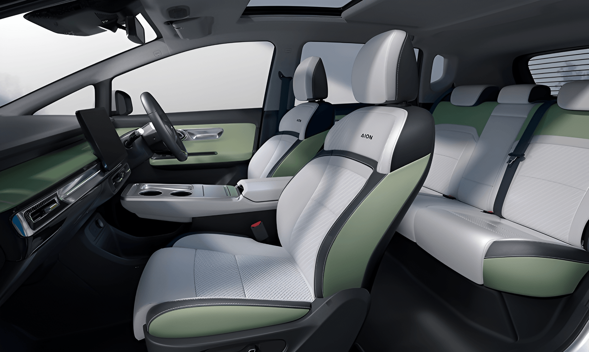 AION Y interior — spacious cabin with flexible cargo space | France AJ Group Ltd