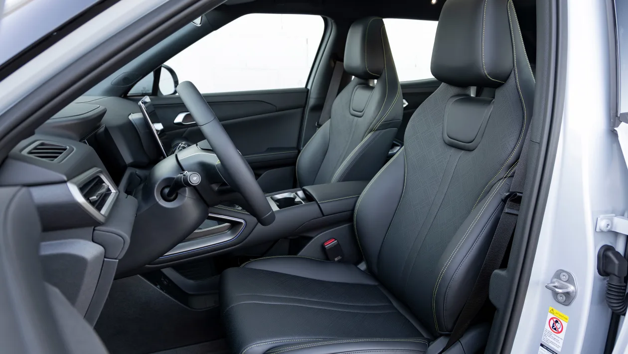 BYD ATTO 2 rear seats — generous legroom and plush cushioning