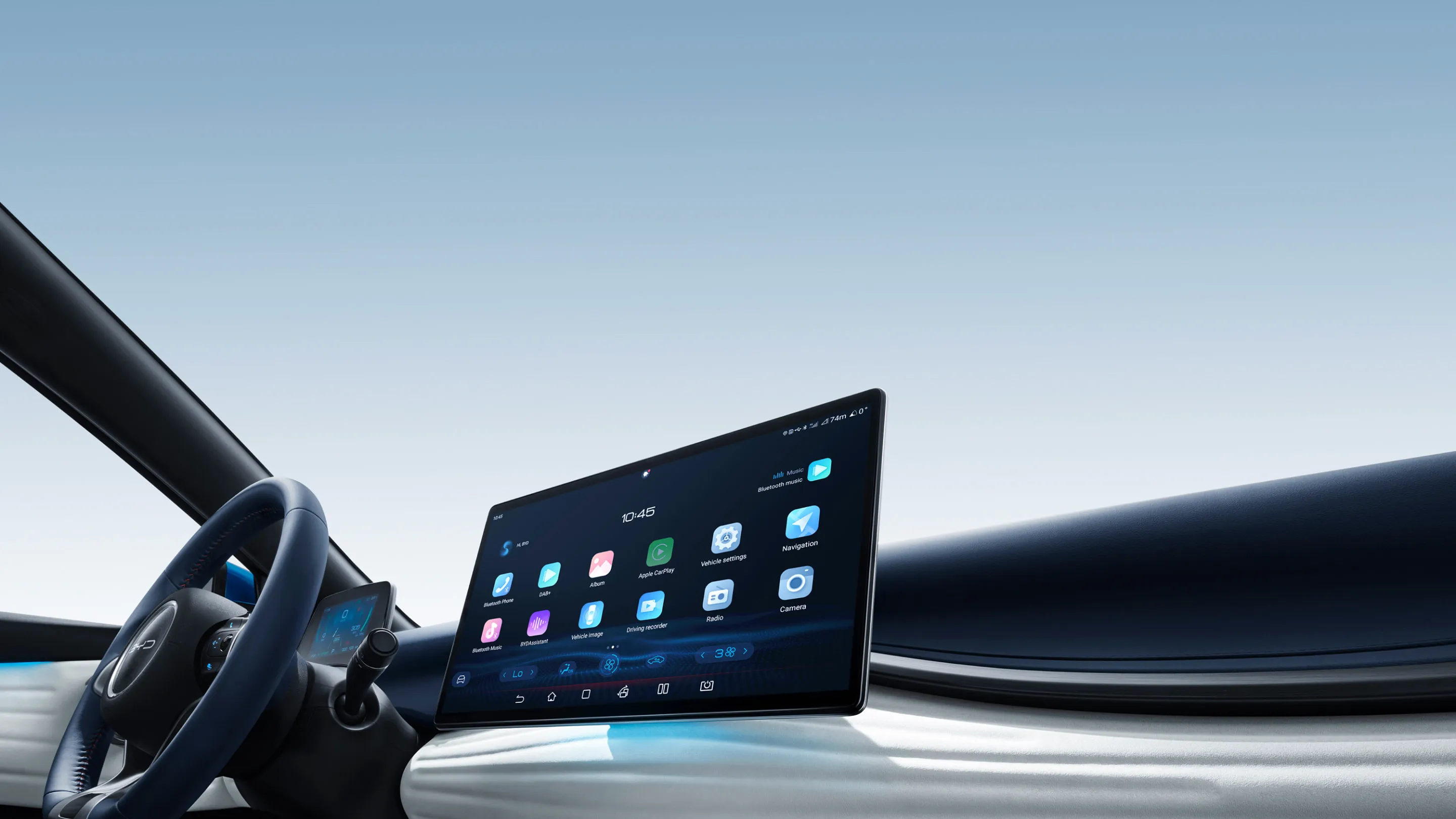 BYD ATTO 3 connectivity — 15.6-inch rotatable touchscreen with Apple CarPlay & Android Auto | France AJ Group Ltd