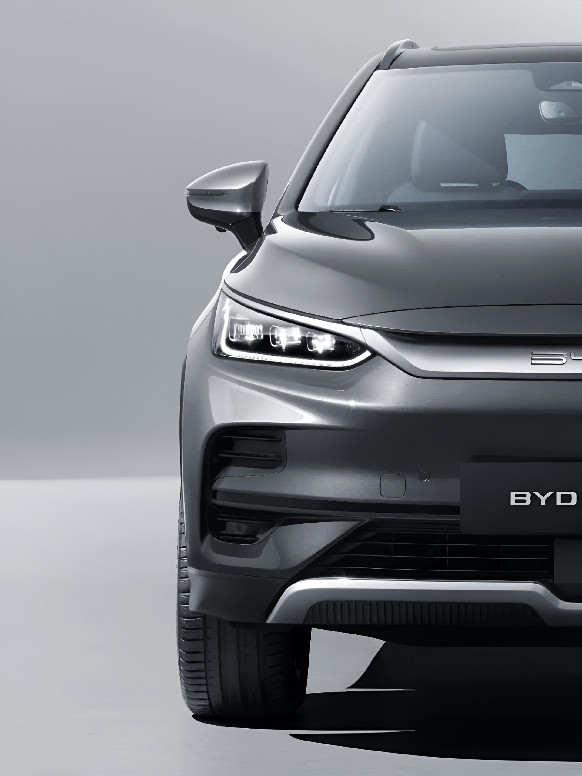 BYD TANG front exterior — Dragon Face aerodynamic design with sleek lines | France AJ Group Ltd