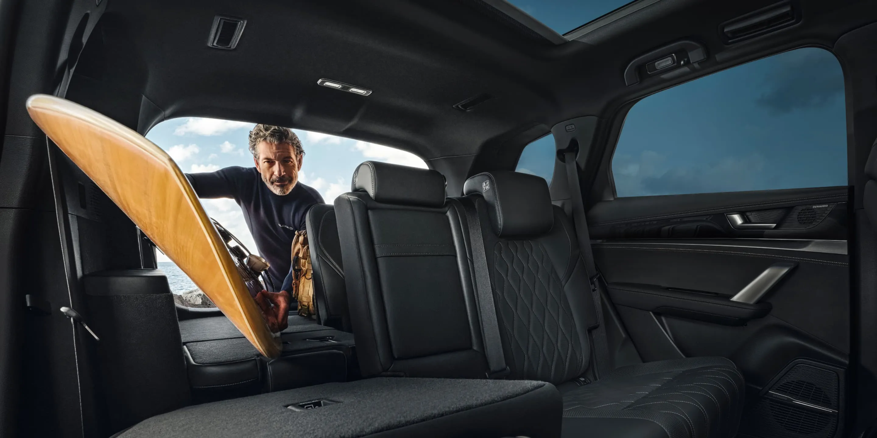 BYD TANG 7-seater interior — spacious electric SUV cabin with versatile cargo space | France AJ Group Ltd