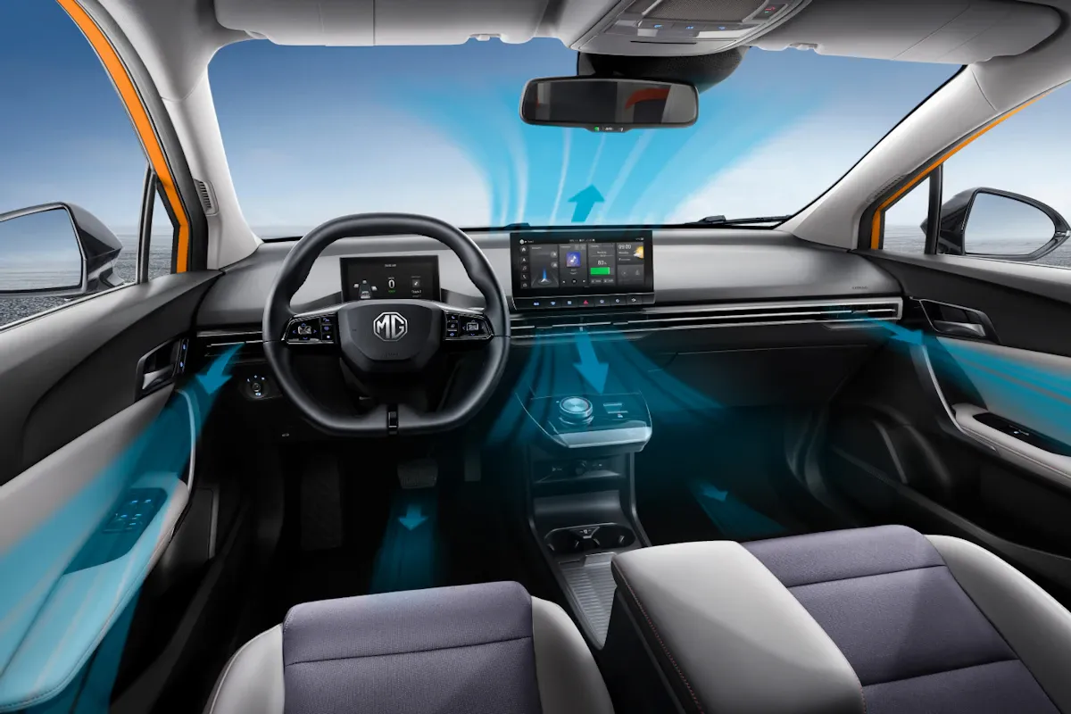 MG4 Electric air purification — in-cabin filtration for clean air | France AJ Group Ltd