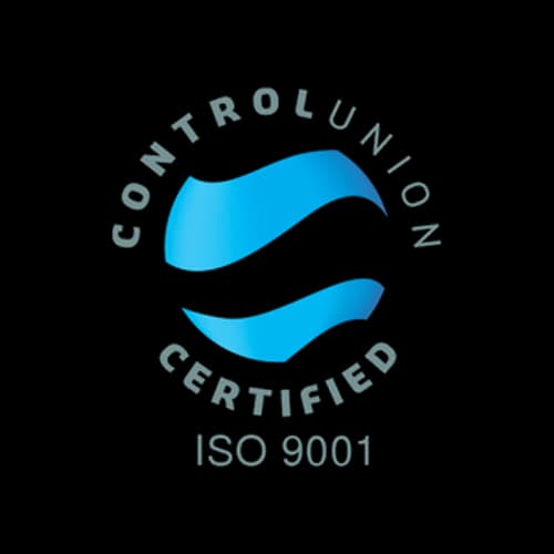 Control Union ISO 9001 certification for global quality management and supply chain transparency.